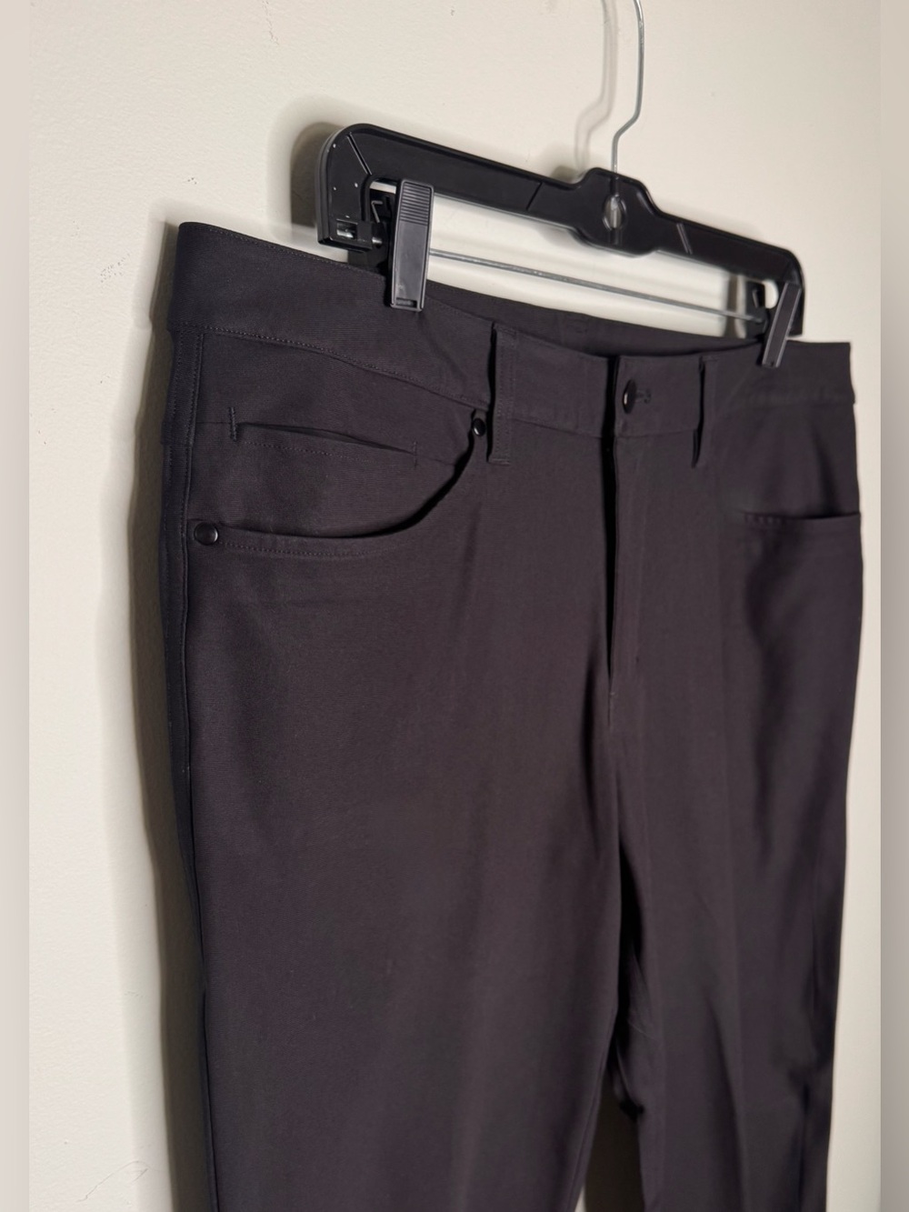 lululemon Athletica Men’s Black ABC Slim Fit Golf Trouser Pants - Size 36 x 38 - Picture 3 of 10